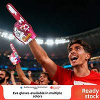 Dedo de Espuma EVA para Fútbol, Artículos para Eventos Deportivos, Impresión de Bandera Nacional, Venta al Por Mayor, Accesorio de Apoyo para Aficionados al Fútbol, Tamaño Grande