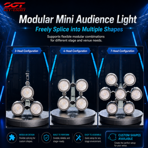 IP65 6in1 rgbwal ขนาดเล็กใหม่300W กันน้ำ BLX 300ไฟ LED Blinder IP65กลางแจ้ง Splicing สำหรับการแสดงคอนเสิร์ต - Product Image 4