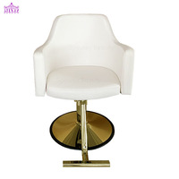 Speway-Mobilier de Salon de Beauté Blanc et Or Confortable Chaise de Salon Berbère Chaises de Coiffure Vente en Gros
