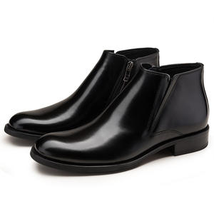 2025 High Quality Fashion Luxurious Designer Handmade Ankle Chelsea <b>Boots</b> Manufacturer <b>Men</b> Rubber Upper <b>Waterproof</b> Oxford Brogue - Product Image 1