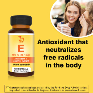 Gélules de vitamine E à marque privée OEM pour le soutien immunitaire, complément de vitamine E, produit de santé en gélules - Product Image 4