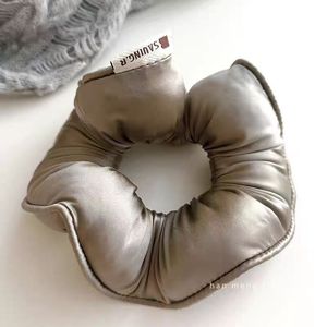 Chouchous en satin uni très vendus, épaisses et rembourrées en éponge, style coussin, pour femmes, accessoires et bandeaux pour cheveux de nuit - Product Image 5