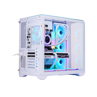 AntarcChill Wholesale Desktop Gaming Computer Case ATX Motherboard Full Tower Supported Tempered Glass PC Case Cabinet