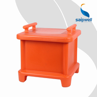 Saipwell extérieur étanche en plastique Portable industriel électrique mobile vide PE boîte d'alimentation PP boîte de Distribution