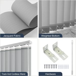 Cortinas enrollables verticales de tela transparente francesa, puerta de <span class=keywords><strong>comedor</strong></span>, ventana, parasol, persianas, sala de estar, oficina, puerta de oficina - Product Image 2