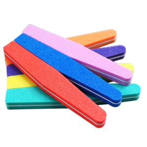Top Quality 100/180 Eva Grit Nail File Custom Washable Buffer Sponge Nail File With Private Logo