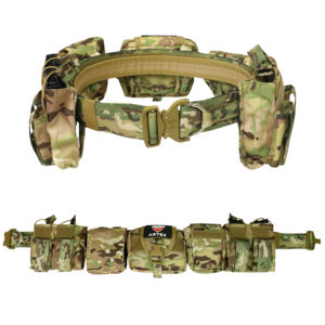 Ceinture tactique multifonction camouflage 6 pièces avec pochettes pour entraînement extérieur et utilisation militaire - Product Image 2