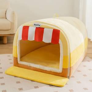Casita para perros grande y moderna con aislamiento y cama lavable desmontable para un alojamiento cálido al aire libre para mascotas durante todo el año - Product Image 1