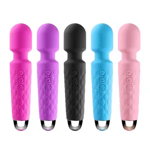 Magic Powerful Handheld Clit Clitoris Stimulation Adult Personal Silicone Sex Toy Vibrator Rod Av Wand Massager for Women Female