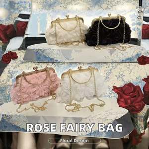 Sac à main brillant pour mariée, idéal pour les fêtes et les événements, avec strass et design exclusif, tendance 2024 - Product Image 2