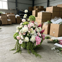 Hochwertige Realistische Handgefertigte Seidenblumenkugel mit Lotus-Design in Zartrosa für Hochzeit, Muttertag, Weihnachten und Partydekoration