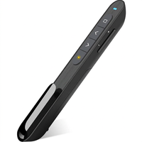 Presentador Inalámbrico Bluetooth Profesional Norwii N27 BLE con Memoria para 7 Dispositivos, Alcance de 100 m, Control Remoto Hyperlink para Mac, iPad y Surface