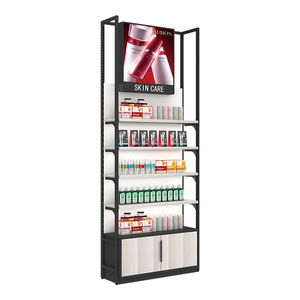 La pantalla del gabinete moderno Simple estante de exhibición de salón de belleza producto contra <span class=keywords><strong>paleta</strong></span> de maquillaje de - Product Image 1