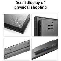 Écran plat étanche 8 11.6 12.1 13.3 15.6 18.5 21.5 23.8 32 pouces moniteur capacitif à écran tactile pour l'industrie