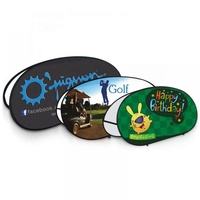 Support d'affichage publicitaire portable personnalisé pour l'extérieur, cadre pop-up, impression par sublimation, matériau polyester pour événements sportifs