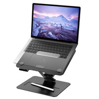 Support pliable en aluminium pour ordinateur portable, à hauteur réglable, 1 pièce