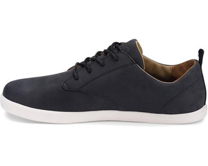 Zapatos casuales de ante de cuero genuino azul marino con cordones para hombre: ligeros y de moda para todas las estaciones - Product Image 1