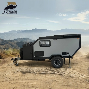 Remolque Camper 4x4 Todoterreno Más Vendido, Chasis Independiente de Aluminio, Diseño Moderno, Tamaño Estándar Americano para la Naturaleza Salvaje - Product Image 1