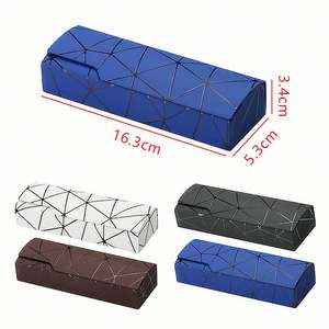 Étui à lunettes rigide carré personnalisé avec logo, étui pliable pour lunettes de lecture et de soleil, vente en gros - Product Image 6