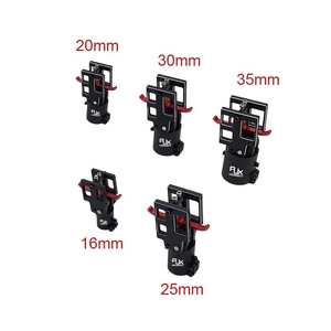 RJXHOBBY 16/20/25/28/30/35mm Horizontal Fittings Carbon Tube <b>Clamp</b> Fixers <b>Quick</b> Release Connectors for Multirotor Drone Arms - Product Image 3
