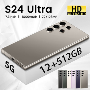 สมาร์ทโฟน S24 ปลดล็อคแล้ว หน้าจอ 7.3 นิ้ว แบตเตอรี่ขนาดใหญ่ 8000mAh ระบบนำทาง GPS หน่วยความจำ 12+512GB รองรับซิมคู่ ปลดล็อคด้วยใบหน้า โทรศัพท์มือถือระบบ Android - Product Image 1