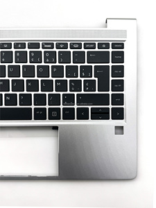 Hot Sale for HP ProBook 440 450 G8 in Belgium European Laptop Palmrest Silver Top Cover <b>Keyboard</b> Upper Case M23770-041" - Product Image 4