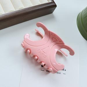 Pince à cheveux en acétate de marque célèbre personnalisée, grande pince simple de luxe, accessoire pour cheveux pour femmes - Product Image 4