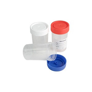 Vaso de plástico para muestras de orina de 30ml, 40ml, 60ml, 120ml con marcas de graduación, contenedor desechable para uso médico - Product Image 1