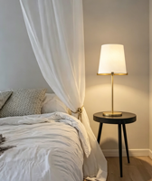 Lampe de table pour chambre à coucher, salon, éclairage décoratif intérieur pour la maison, hôtel, luminaires de table modernes en laiton personnalisables