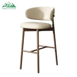 Wayon Luxury Nordic Design High Counter <strong>Chair</strong> With <strong>Back</strong> <strong>Support</strong> for Restaurant Bistro Cafe - Product Image 5