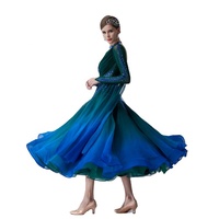 Robe de bal lisse B-19430 pour femme, costumes de danse de valse, robes de danse, costumes de tango, robe standard de foxtrot
