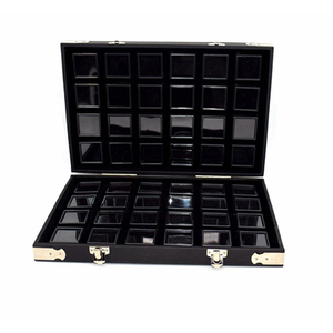 3cm-6cm vòng mặt kho báu ngực 48 Kim Cương Đá Quý Trần Kim Cương Tourmaline hiển thị hộp đồ trang sức sang trọng bao bì hộp đồ trang sức - Product Image 1