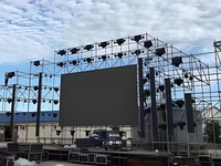 Écran d'affichage numérique LED extérieur 8K lisible en plein soleil P2.604/P2.976/P3.91 IP65 pour stands promotionnels et places publiques