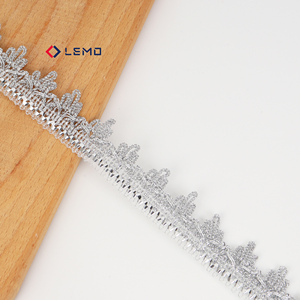 Lentejuelas Metálicas, Adorno de Encaje, Bordado de Crochet, Cinta Trenzada para Vestidos de Novia, Vestidos de Gala, Accesorios de Costura para Prendas Nigerianas - Product Image 6