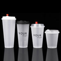 Gobelets en plastique transparents avec couvercle 24/20/18/16 oz – Vente en gros, personnalisation de logo, pour fêtes – Fabricant, Distributeur, Importateur