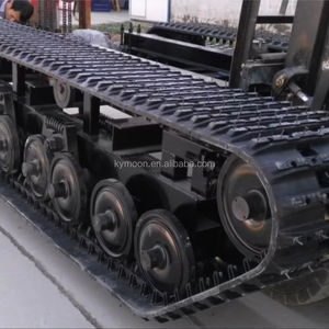 Kit de chenilles pour souffleuse à neige, système de conversion de chenilles en caoutchouc, kits de chenilles pour véhicules terrestres sans pilote, chenilles de moteur, train de roulement, <span class=keywords><strong>plateforme</strong></span> à chenilles - Product Image 4