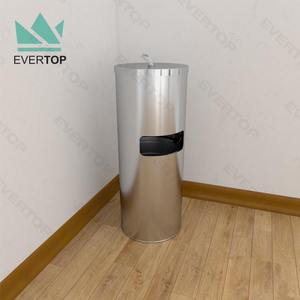 DB-35SW in piedi in acciaio inox bagno tovagliolo Dispenser 9 gallone della spazzatura con disinfettante per salviette <span class=keywords><strong>da</strong></span> <span class=keywords><strong>palestra</strong></span> - Product Image 5