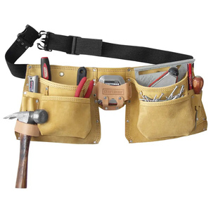 OEM ODM Waterproof Portable Durable Heavy Duty Canvas Adjustable Electrician <b>Tool</b> <b>Belt</b> <b>Carpenter</b> Workapron Waist Construction - Product Image 5