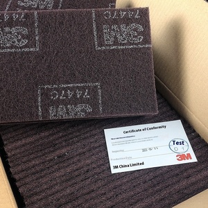 7447c công nghiệp Nylon 3m cọ rửa Pad dây vải phổ Dày Kim Cương cát tùy chỉnh vuông công nghiệp mài mòn OEM - Product Image 2