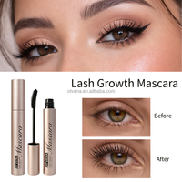 OTVENA Mascara à brosse fine pour séparer les cils inférieurs, résistant aux bavures, longue tenue, maquillage quotidien