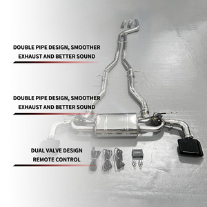 Système d'échappement Catback à valves pour BMW 540I 530I 520I 530E G30 G31 – Échappement performance à double tube amélioré - Product Image 2