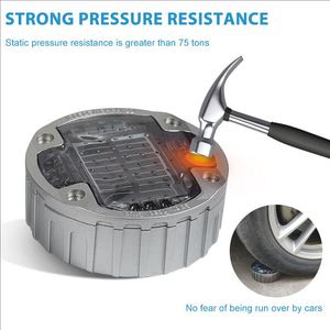 ไฟ LED ใต้ดินพลังงานแสงอาทิตย์ทำจากอลูมิเนียมหล่อขึ้นรูป IP68กันน้ำใช้กลางแจ้งสีสันสดใสใช้งานได้นาน - Product Image 4