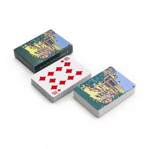 High Quality Poker <b>Card</b> Deck 0.32Mm 0.35Mm Promotional Gift Custom Logo Waterproof PVC <b>Playing</b> <b>Cards</b> - Product Image 3