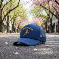 Gorra Trucker de Espuma con Corona Alta y Logotipo Personalizado, Protección Solar UV, Ajustable, Unisex, Venta al Por Mayor