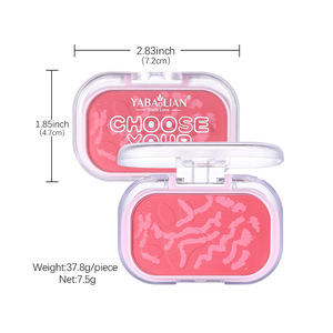 Fard à joues naturel mat nourrissant pêche palette <span class=keywords><strong>de</strong></span> fard à joues <span class=keywords><strong>teinte</strong></span> joues crème éclaircir maquillage rouge contour ombre cosmétique - Product Image 1