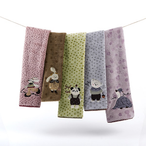 Toalla de Felpa Coral Kim Ryan de 34x74cm, Bordada con Dibujos Animados, de Secado Rápido, para la Cara - Product Image 2