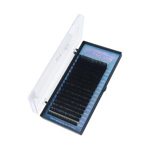 Glamlash Hot Bán Tự Nhiên Dài Tổng Hợp Pbt Sợi Top Grade Lông Mi Mở Rộng Tùy Chỉnh Bao Bì 100% Làm Tay 7Mm-16Mm Mix - Product Image 5