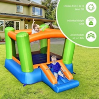 Portable Oxford matériel intérieur/extérieur fête des tout-petits Trampoline gonflable grande zone de saut toboggan château de rebond pour enfants