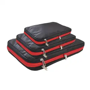 OEM Nylon Gepäck aufbewahrung taschen Kompression verpackungs würfel für Koffer Kleidung Schuh Organizer für Business Portable Travel Bags