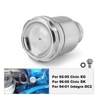 Kit de Réservoir de Pompe d'Embrayage CNC Modifié - Réservoir de Liquide d'Embrayage de Remplacement pour Honda Civic EG EK DC Si CRX Acura 94-01